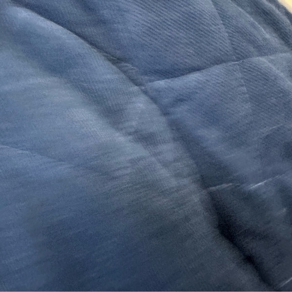 Navy Quilted Corduroy Women's Jacket - Picture 4 of 10